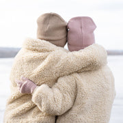Strickmütze für Kinder aus Merino und Cashmere: Dunkelgrau / 3-10 Jahre menique      NATURKINDCHEN