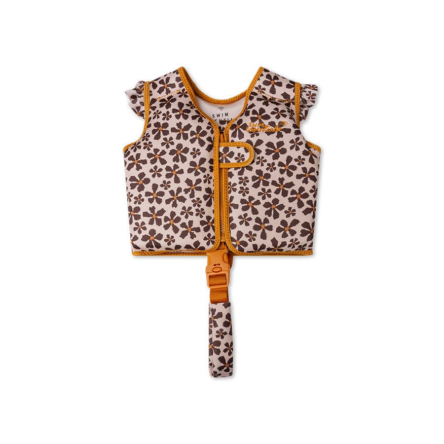 Schwimmweste - Orange - Wildblume: 2/3 Years Swim Essentials      NATURKINDCHEN