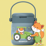 Thermobehälter Kinder Edelstahl - Traktor blau BEARFOOT      NATURKINDCHEN