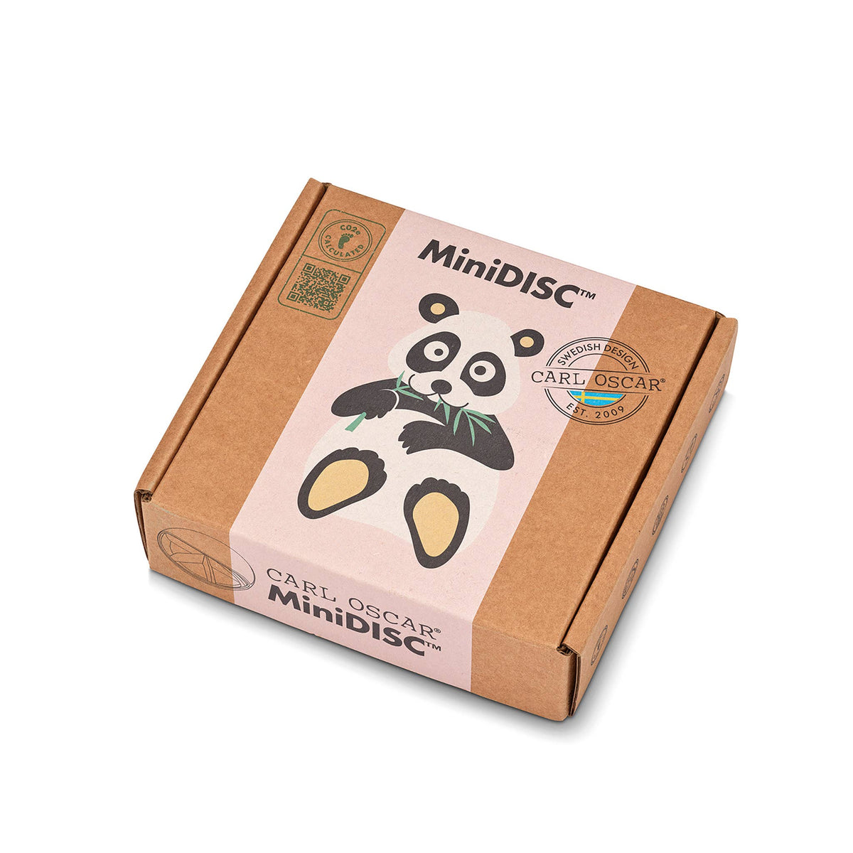 MiniDISC™ Pink Panda – praktischer Snackspender zum Drehen Carl Oscar      NATURKINDCHEN