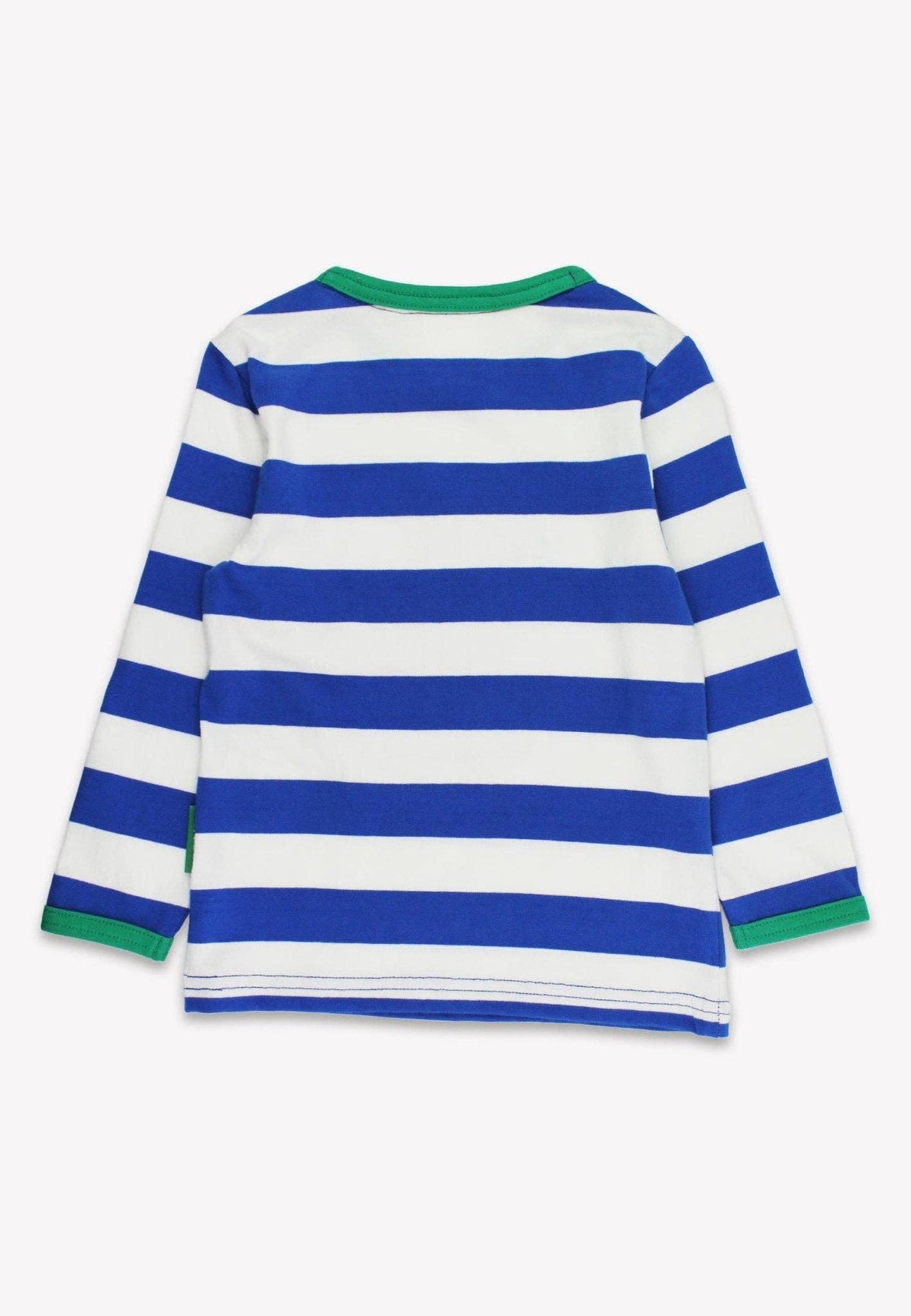 Bio One Applikation Blau Gestreiftes Langarmshirt: 1-2 Jahre/ 92 cm Toby Tiger GmbH      NATURKINDCHEN