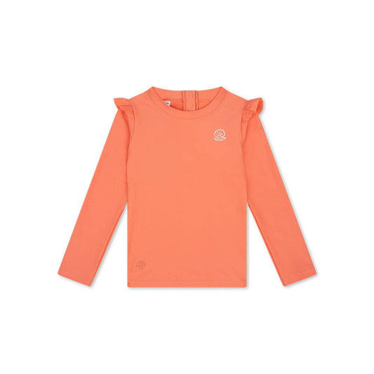 UV-Schwimm-T-Shirt Langarm - Rosa - Shell Tastic: 122/128 Swim Essentials      NATURKINDCHEN