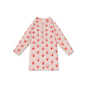 UV-Badeanzug Jungen - Beige/Rot - Crabby: 74/80 Swim Essentials      NATURKINDCHEN