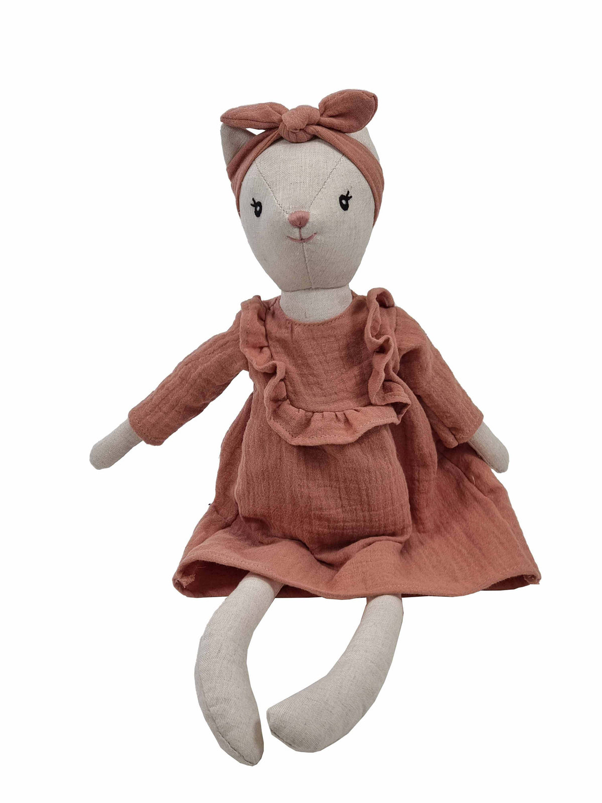 Stoffpuppe "Katze Karla" Mea-Living      NATURKINDCHEN
