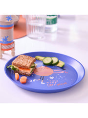 Kleiner Teller CONNECT PLATE SPACE: Organic blue space Koziol ideas for friends GmbH      NATURKINDCHEN
