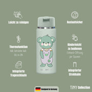 TINY Thermo Kinder Trinkflasche Edelstahl - Koala BEARFOOT      NATURKINDCHEN