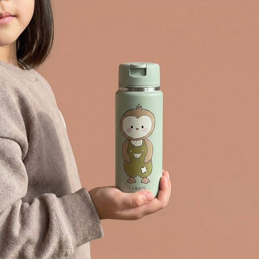 TINY Thermo Kinder Trinkflasche Edelstahl - Eule BEARFOOT      NATURKINDCHEN