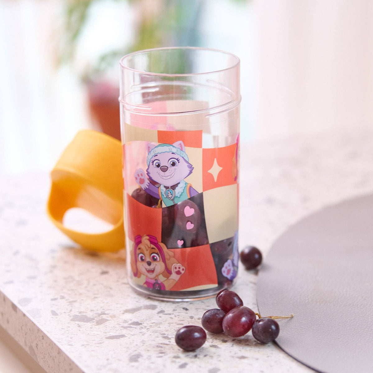 Snackpot / Trinkflasche BUDDY SNACK 0,5 GROW PAW PATROL: Organic yellow paw patrol Koziol ideas for friends GmbH      NATURKINDCHEN