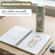 TINY Thermo Kinder Trinkflasche Edelstahl - Eule BEARFOOT      NATURKINDCHEN