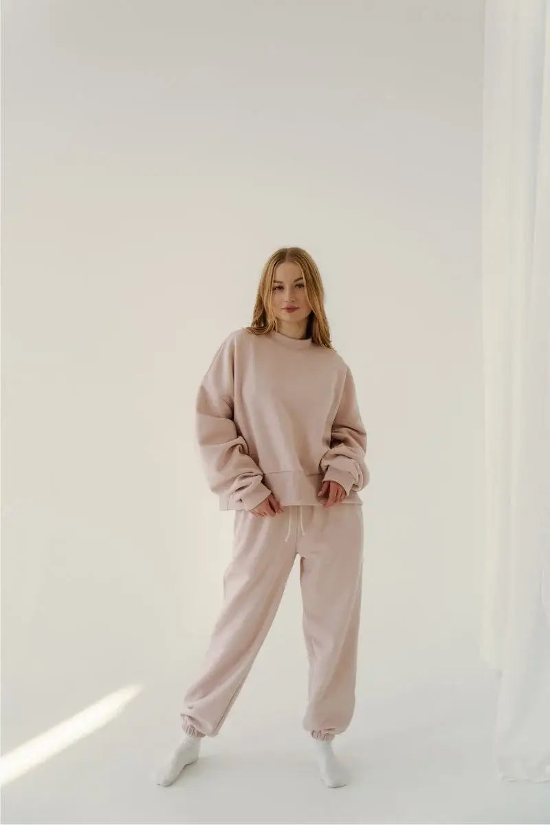 Oversize-Komfort-Hoodie - ROSA 5 Farben, 4 Größen QUALITÄT: Rosa / M Ander      NATURKINDCHEN