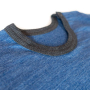 Shirt royal blau, Merinowolle & Seide (bio/GOTS): 98-104 Glückskind      NATURKINDCHEN